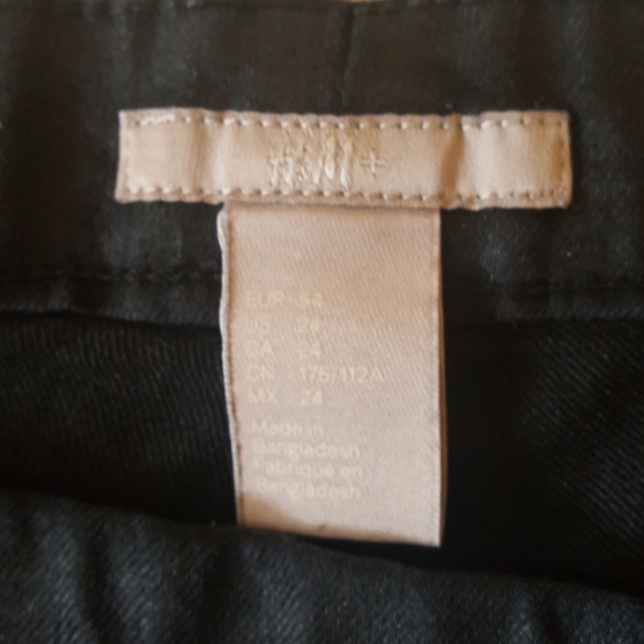 H&M Size24 Black Jean Jeggings - Picture 3 of 7